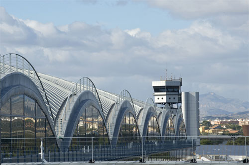 Voorkant luchthaven Alicante