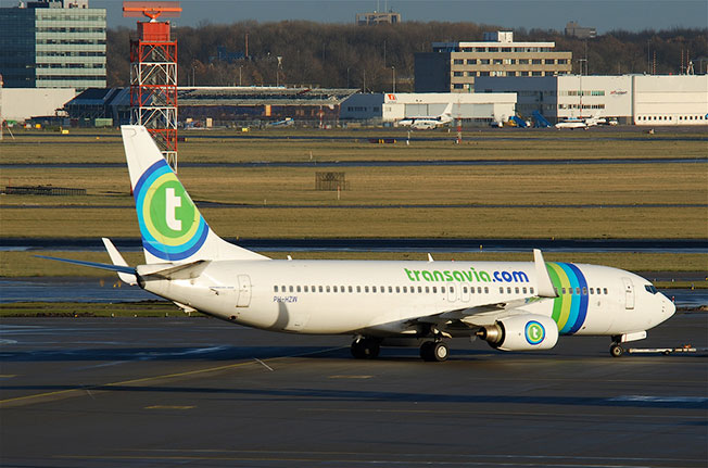 Transavia vliegtuig