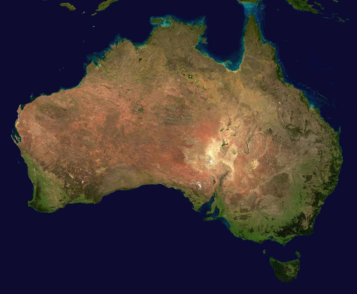 australie content op kaart