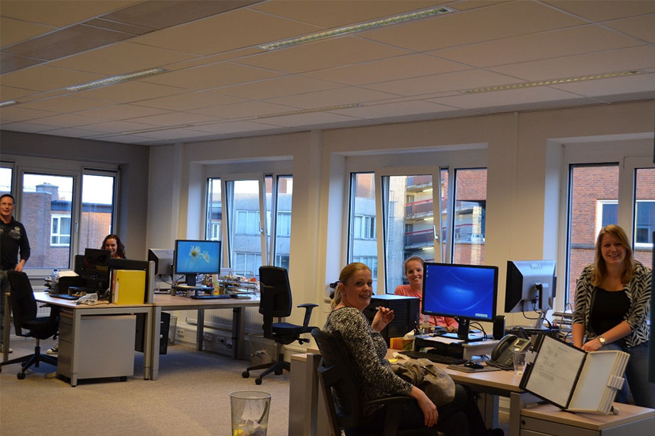 claimdesk afdeling tijdens verhuizing nieuwe kantoor Arnhem