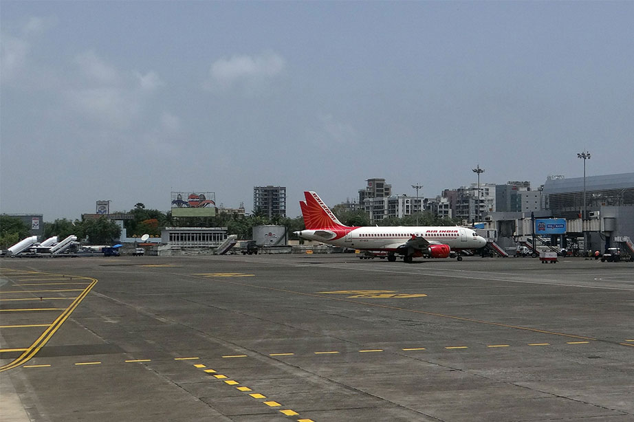 landingsbaan Mumbai airport