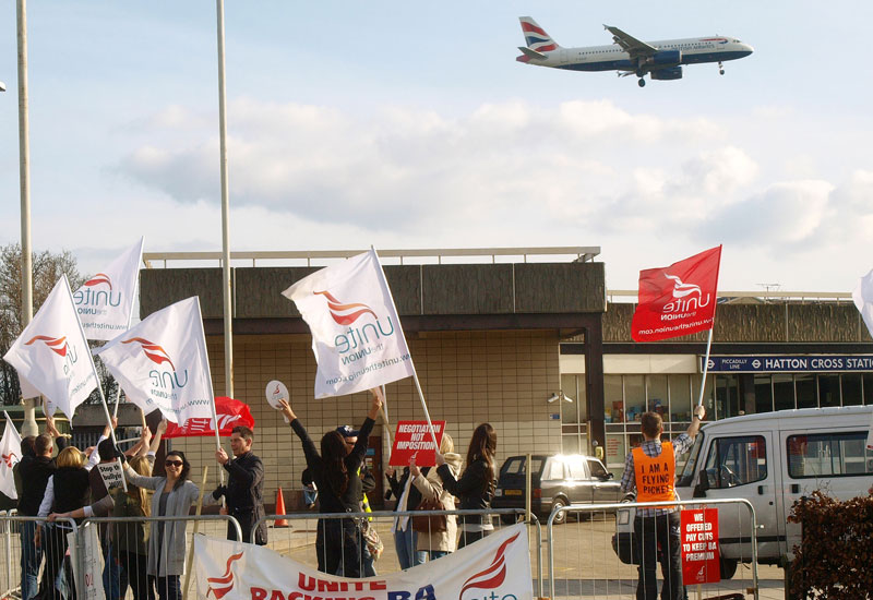 stakend cabinepersoneel british airways