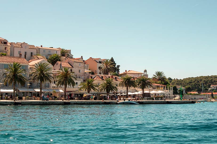 Stad Hvar in Kroatie