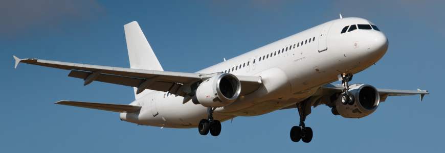 Een sunexpress vliegtuig