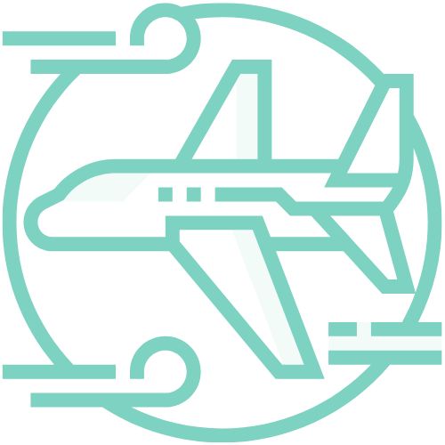 symbool waarin turbulentie wordt weergegeven
