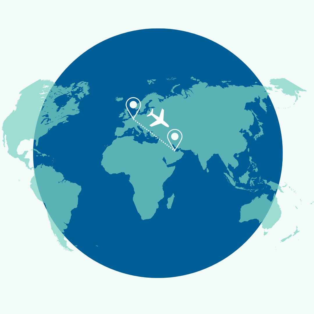 doha globe location pin
