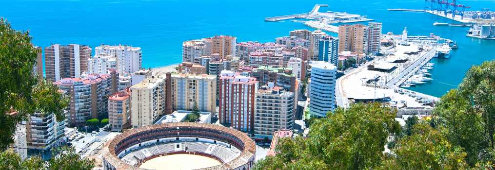malaga from airport to city