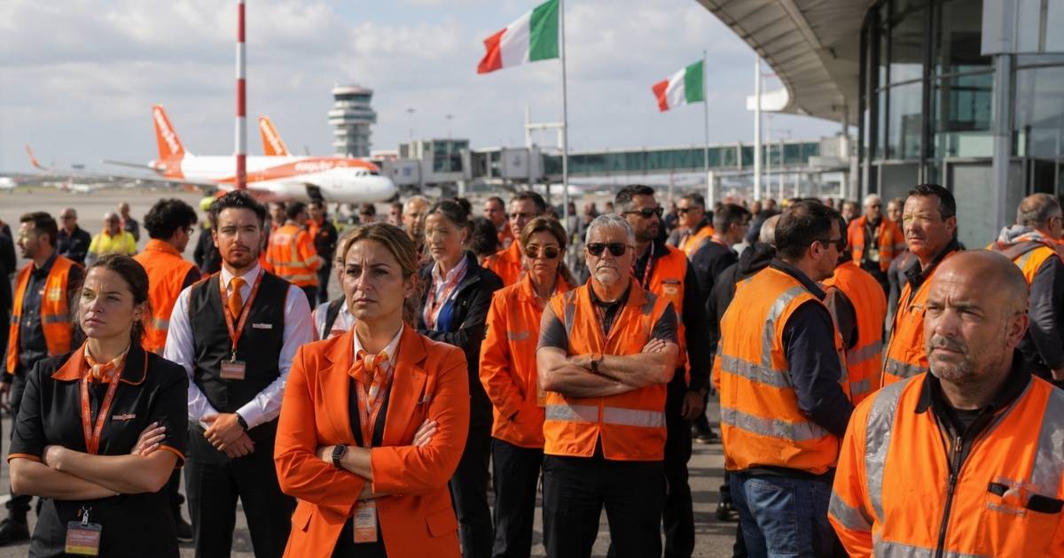 personeel easyjet staakt in italie vandaag